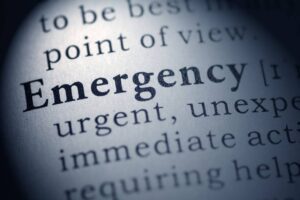 Emergency vs. Non Emergency Situations